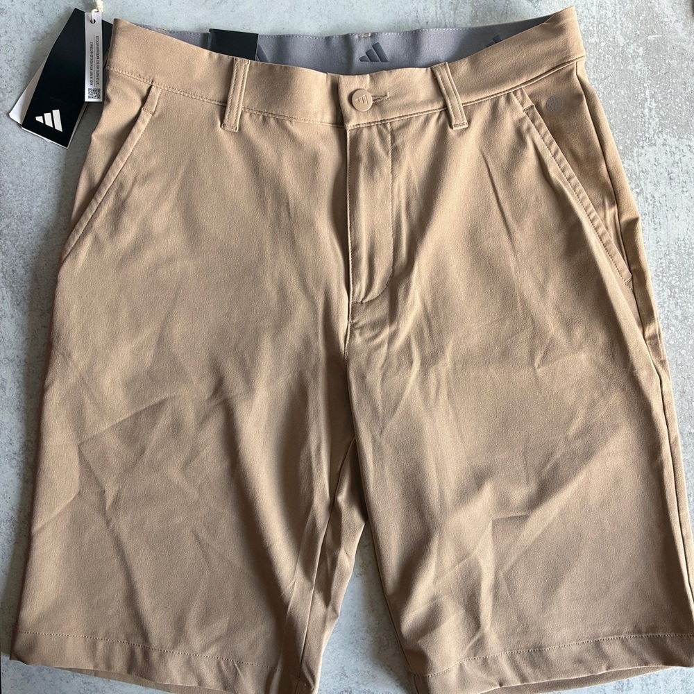 Adidas Utility 10” Short Tan Khaki Golf 28